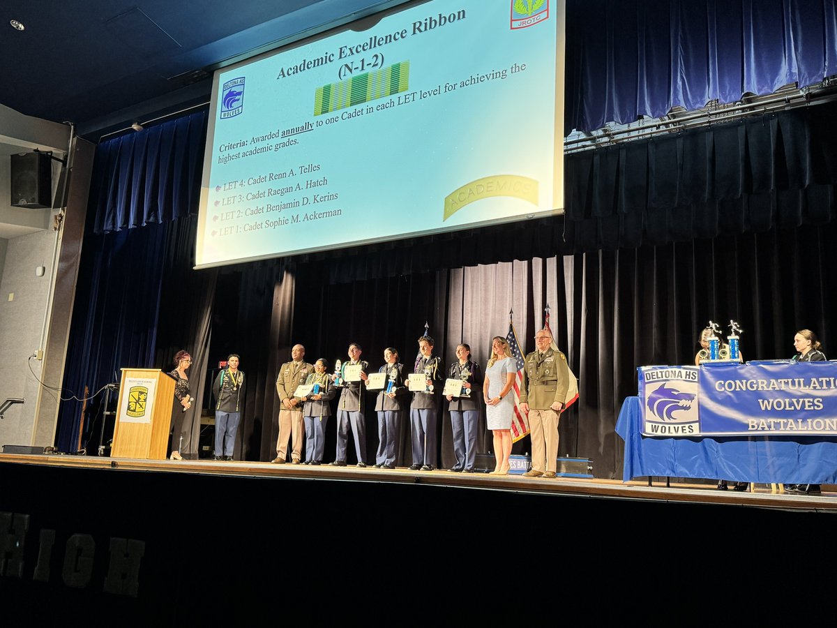 AvilaForDeltona's tweet image. Proud to have ended my day yesterday at @DHSHappenings / Deltona High School for the Wolves Battalion Annual Award Ceremony! Congrats to our outstanding cadets for their dedication and leadership.

#DeltonaWolves #OurCity