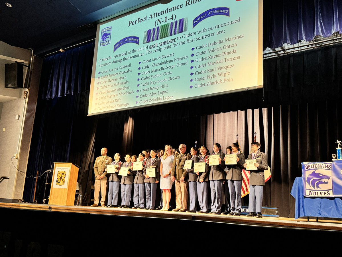 AvilaForDeltona's tweet image. Proud to have ended my day yesterday at @DHSHappenings / Deltona High School for the Wolves Battalion Annual Award Ceremony! Congrats to our outstanding cadets for their dedication and leadership.

#DeltonaWolves #OurCity