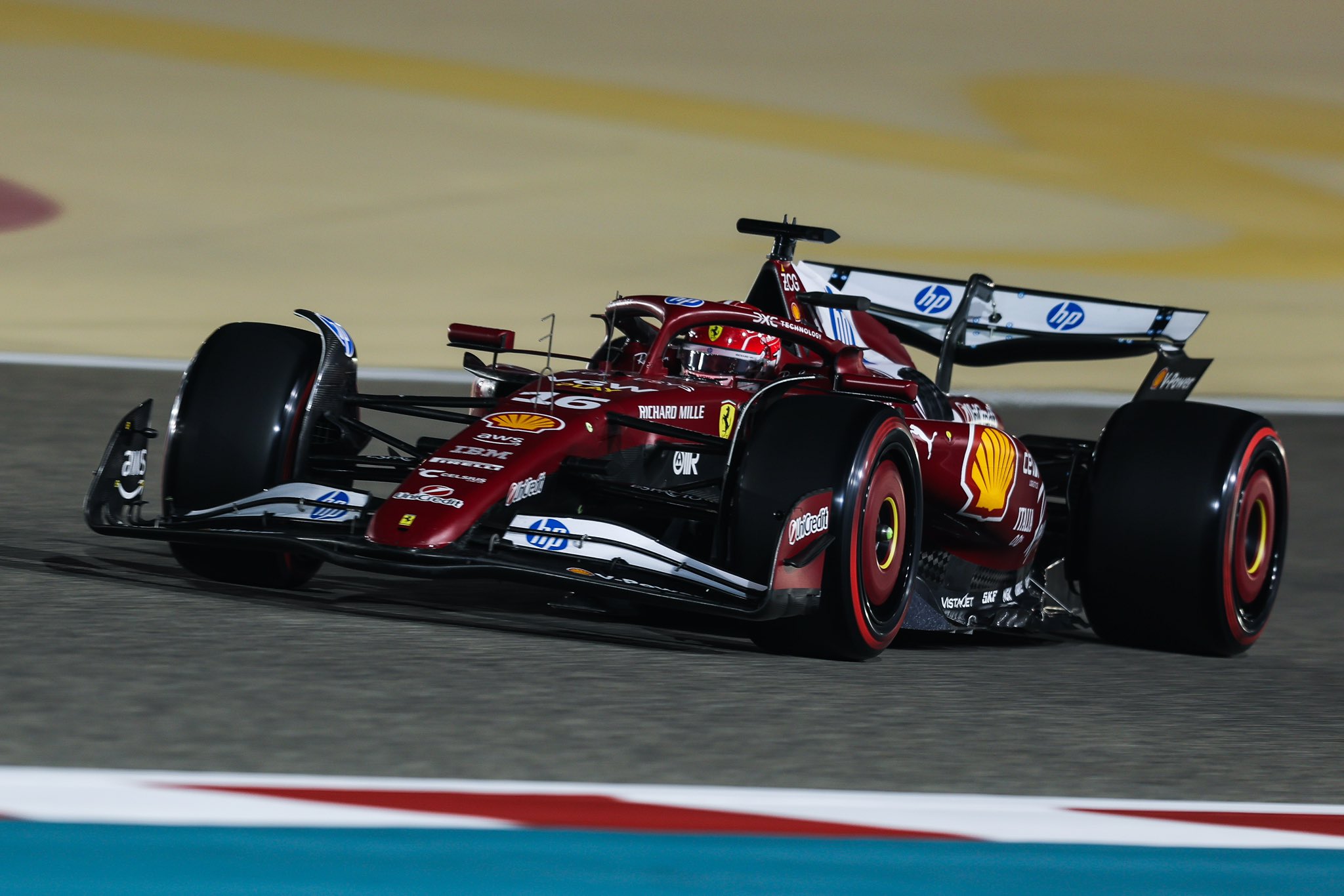 Charles Leclerc in the Bahrain GP