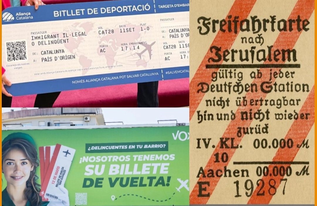 L'independentisme va créixer per ser un projecte de progrés, il·lusió d'un nou país innovador i modern, no una còpia maldestre de l'espanyolisme i el nazisme.
Els assassins de milers de catalans i catalanes, font d'inspiració dels "independentistes" d'Aliança Catalana.
Traïdors!