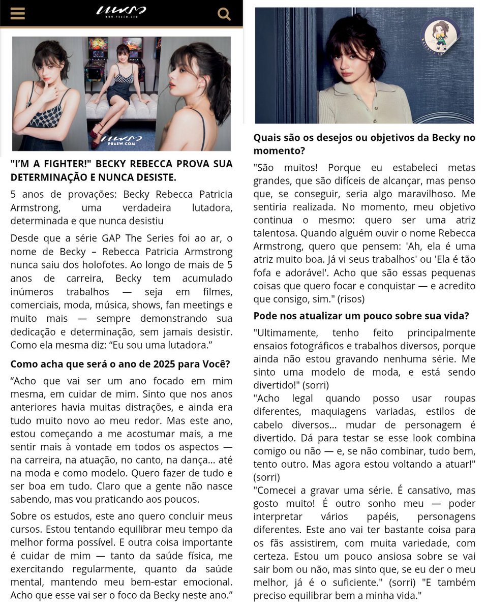 engagementbecky's tweet photo. Artigo e entrevista #Praewmag 📰
"5 anos de provações: #BeckyArmstrong , uma verdadeira lutadora, determinada e que nunca desistiu."
Engaje os links e leia o fio ⬇️
🔗 https://t.co/bmrOpCzgWk
🔗 https://t.co/snkMa8PNF5
#PraewMar25xBecky
#PraewMar25
#beckysangels
#เบคกี้ https://t.co/WY1OCBSjDL