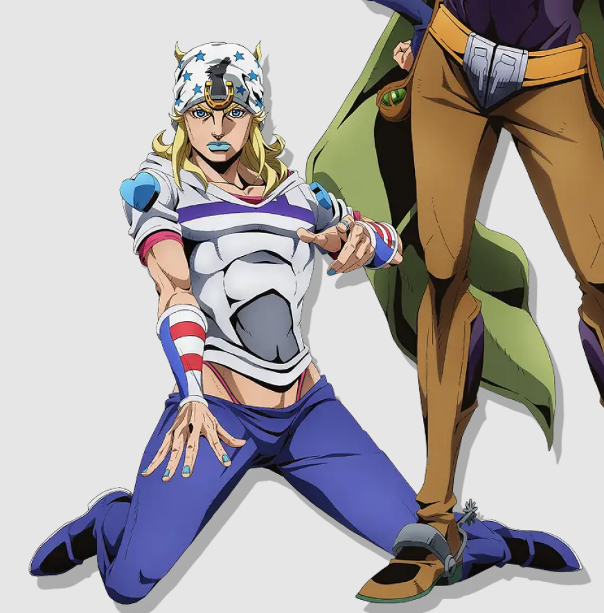PlumpZombie's tweet photo. @anime_jojo Johhny looks lowkey perfect https://t.co/hGEr3EwKDI
