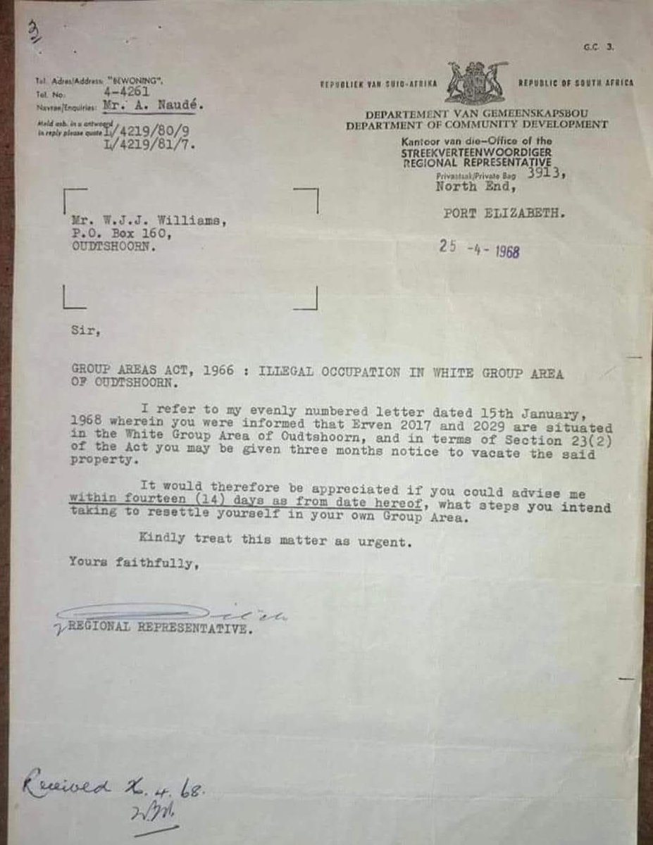 BroesWyn's tweet photo. @LieslGottert123 Take land? Kill farmers? This is what happens when you listen to just one side (a delusional side at it who is fabricating info). Wanna talk about unjust laws? See what happend in apartheid. Whites were the ones taking land without compensation. Know your facts. https://t.co/UK1SmxKWhG