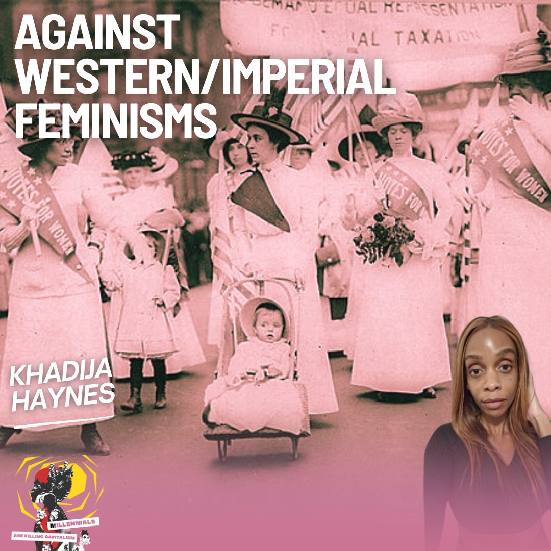 NEW: <a href="/queersocialism/">josh!</a> interviews <a href="/Khadijahaynes1/">Khadija: Trini bitch</a> 

Against Western/Imperial Feminisms with Khadija Haynes
…nnialsarekillingcapitalism.libsyn.com/against-wester…