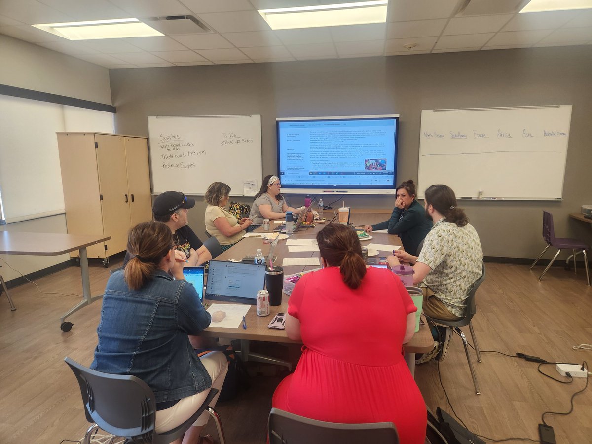 NEISD Secondary ELAR (@readwriteneisd) on Twitter photo Great minds at work today for the NEISD Summer School Humanities Program! Social Studies and ELAR collaboration! <a href="/NEISD/">North East ISD</a> #theNEISDway Great minds at work today for the NEISD Summer School Humanities Program! Social Studies and ELAR collaboration! <a href="/NEISD/">North East ISD</a> #theNEISDway