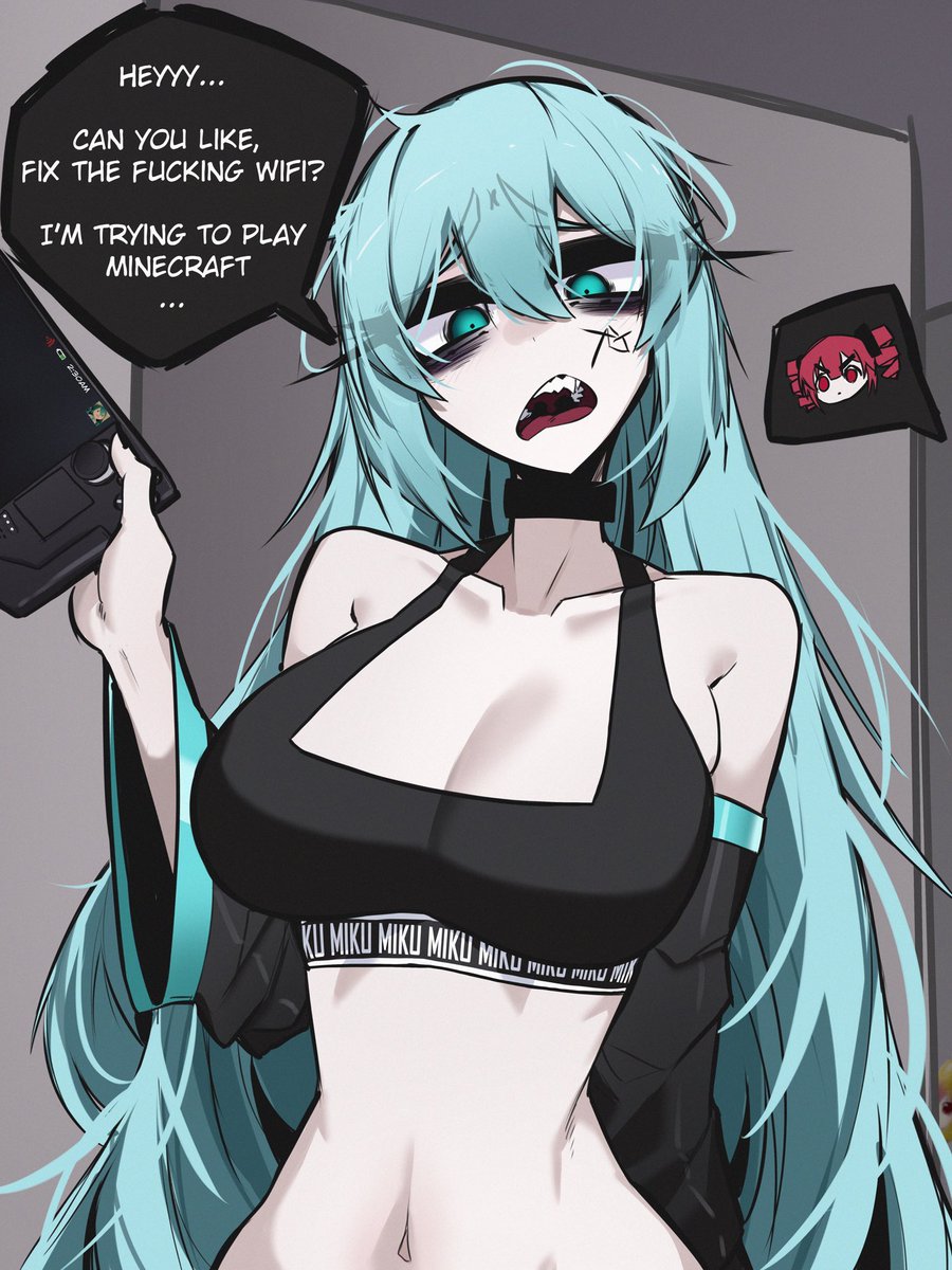 GlitchAce's tweet photo. Is she the one chat ? https://t.co/VWPJRnbOwr