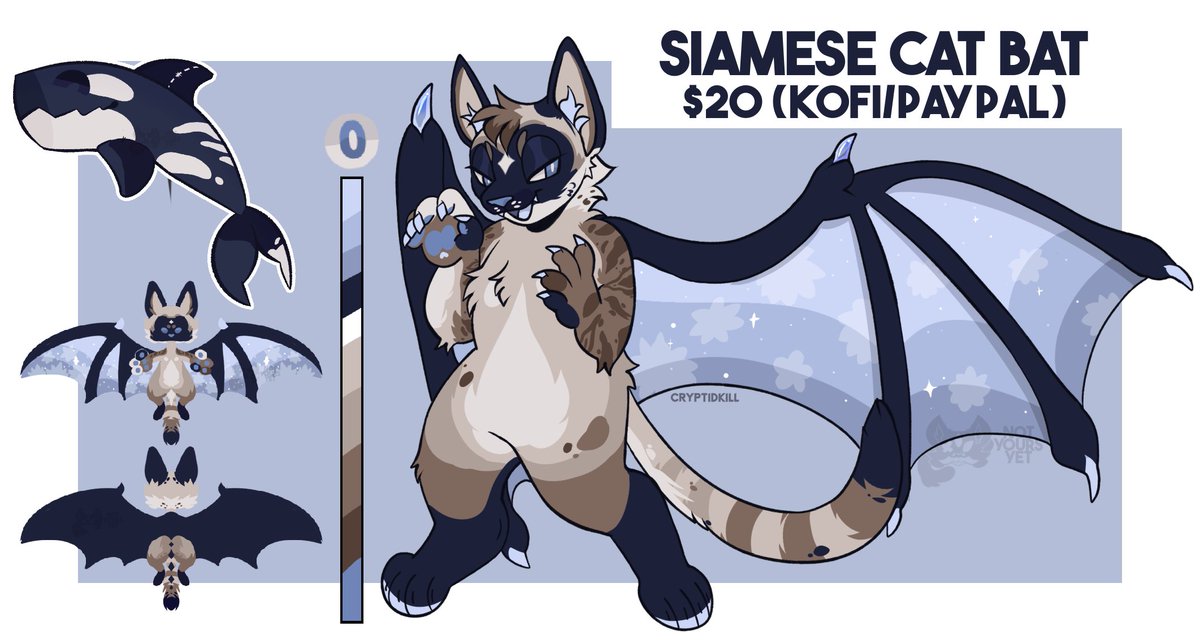 Little Cat Bat Adopt (rtwts appreciated!)
Honestly, really happy with how this guy came out