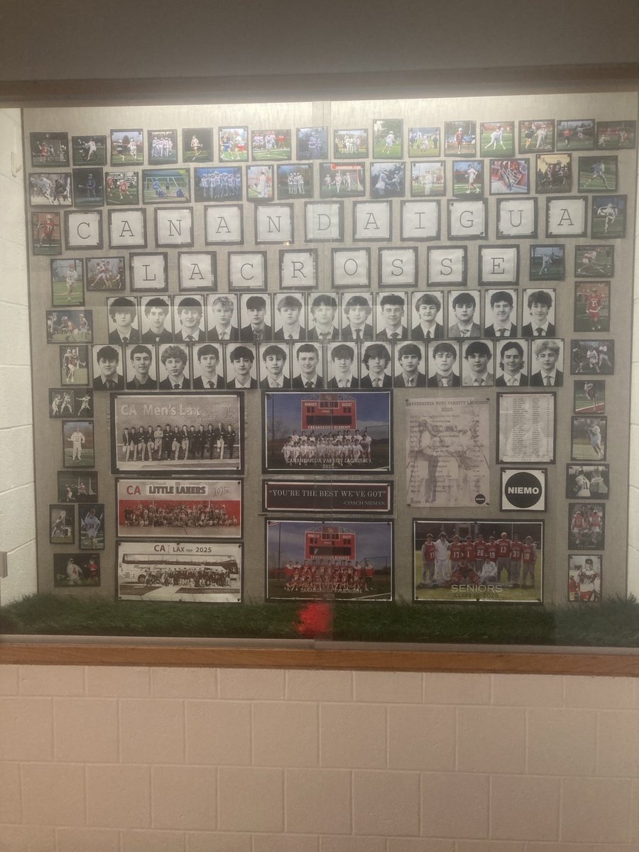 Doing some pre game laundry and I walk by the greatest display case ever. Parents that care make teams that care. Thank you for this! #dothelittlethings