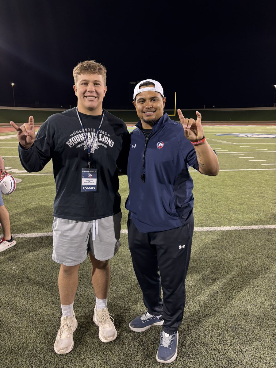 Jason Tuff Pogue (@tuffpogue40) on Twitter photo Had a great night at the <a href="/CSUPFootball/">CSU Pueblo Football</a> Junior Day! It was great to see the Thunderwolves in action! Thank you for having me out!! <a href="/CoachTWebb/">Thomas Webb Jr.</a> <a href="/PhilipVigil/">Coach Vigil</a>
<a href="/GametimeRC/">Gametime Recruiting & Consulting</a> <a href="/SOAZFootball/">Southern Arizona Football</a> <a href="/gridironarizona/">Gridiron Arizona</a> Had a great night at the <a href="/CSUPFootball/">CSU Pueblo Football</a> Junior Day! It was great to see the Thunderwolves in action! Thank you for having me out!! <a href="/CoachTWebb/">Thomas Webb Jr.</a> <a href="/PhilipVigil/">Coach Vigil</a>
<a href="/GametimeRC/">Gametime Recruiting & Consulting</a> <a href="/SOAZFootball/">Southern Arizona Football</a> <a href="/gridironarizona/">Gridiron Arizona</a>