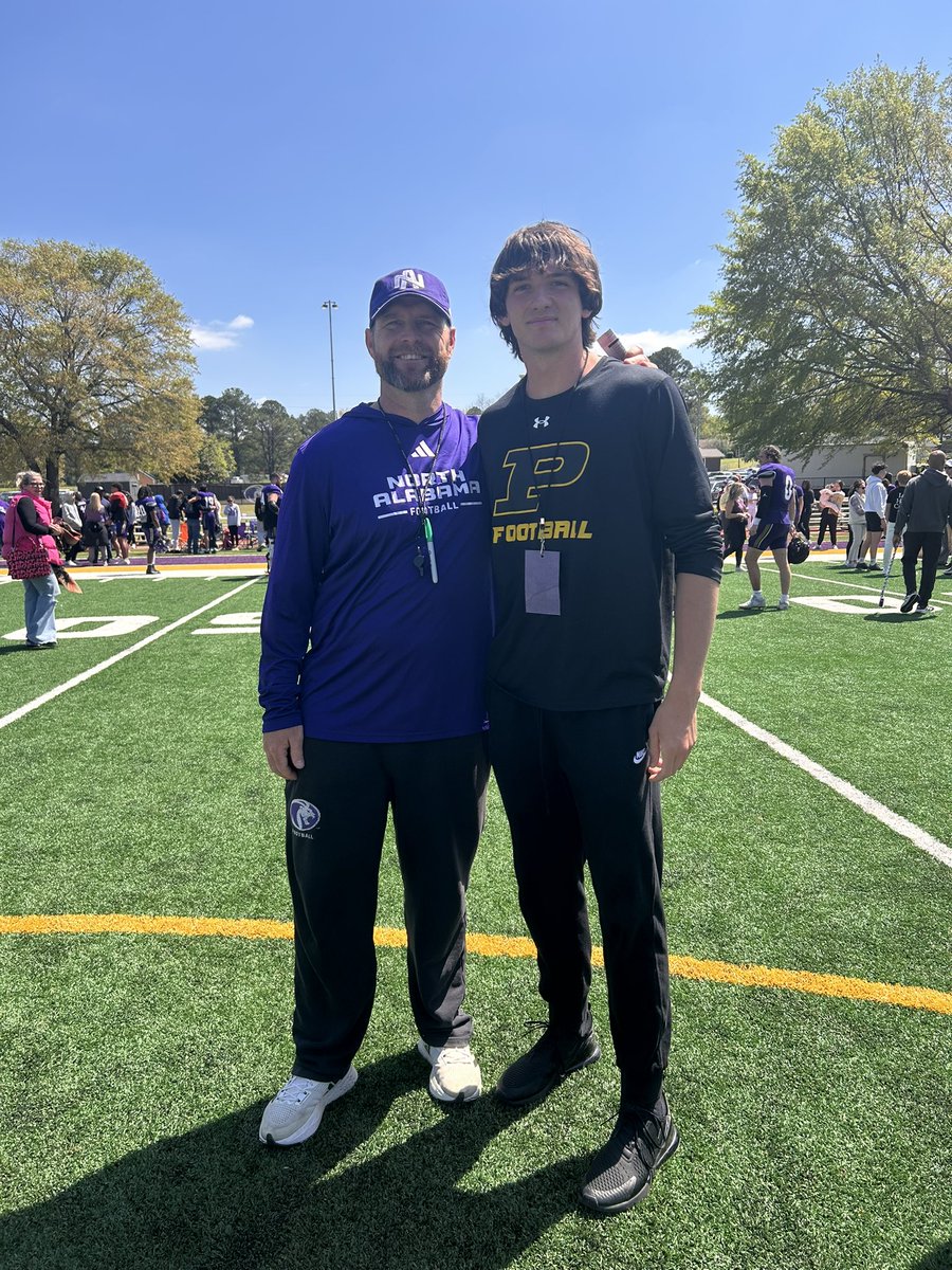 Sheldon Graham (@sheldongraham18) on Twitter photo I had a great time at <a href="/UNAFootball/">North Alabama Football</a> spring game, great atmosphere. I look forward to coming back.
<a href="/PricevilleFB/">Priceville Football</a> <a href="/Coach_ABurke/">Austin Burke</a> <a href="/SethParker12/">Seth Parker</a> <a href="/UNAFootball/">North Alabama Football</a> <a href="/BrentDearmon/">Brent Dearmon</a> <a href="/CraigSchurig/">Craig Schurig</a> <a href="/HallTechSports1/">Hall-Tech Sports</a> <a href="/DexPreps/">DexPreps</a> <a href="/AL_Recruiting/">AL Recruiting</a> <a href="/PrepRedzoneAL/">Prep Redzone Alabama</a> <a href="/AL5AFootball/">Alabama 5A Football</a> I had a great time at <a href="/UNAFootball/">North Alabama Football</a> spring game, great atmosphere. I look forward to coming back.
<a href="/PricevilleFB/">Priceville Football</a> <a href="/Coach_ABurke/">Austin Burke</a> <a href="/SethParker12/">Seth Parker</a> <a href="/UNAFootball/">North Alabama Football</a> <a href="/BrentDearmon/">Brent Dearmon</a> <a href="/CraigSchurig/">Craig Schurig</a> <a href="/HallTechSports1/">Hall-Tech Sports</a> <a href="/DexPreps/">DexPreps</a> <a href="/AL_Recruiting/">AL Recruiting</a> <a href="/PrepRedzoneAL/">Prep Redzone Alabama</a> <a href="/AL5AFootball/">Alabama 5A Football</a>