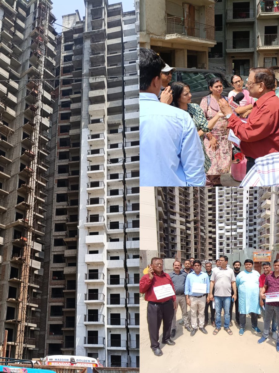 berryfairy01's tweet photo. #RudraPalaceHeights 14 साल से अधूरा @RudraBuildwell का प्रोजेक्ट। बायर्स परेशान, प्रदर्शन जारी। इंसाफ़ चाहिए!
@aajtak @myogiadityanath @CMOfficeUP @PMOIndia @GreaterNoidaW https://t.co/HrlcxyJVwx