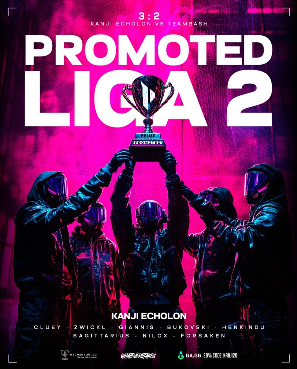 OMG. WIR HABEN ES GESCHAFFT! 
LIGA 2, wir sind da!🎉

Die Jungs vom Team Echolon sind einfach unglaublich. Ihr verdient die Welt!👑

<a href="/Cluey_lol/">Cluey</a> <a href="/Zwickl18/">Zwickl</a> <a href="/GiannisMid/">Ioannis</a> <a href="/Buko_Wil/">𝒲𝒾𝓁</a> <a href="/Henkindu/">Henkindu</a> <a href="/kj_nilox/">Nilox</a> <a href="/Forsaken53kj/">Flavio | Forsaken53</a> 

Jetzt geht's erst richtig los! 🔥🌊⛰️💨

#whateverittakes