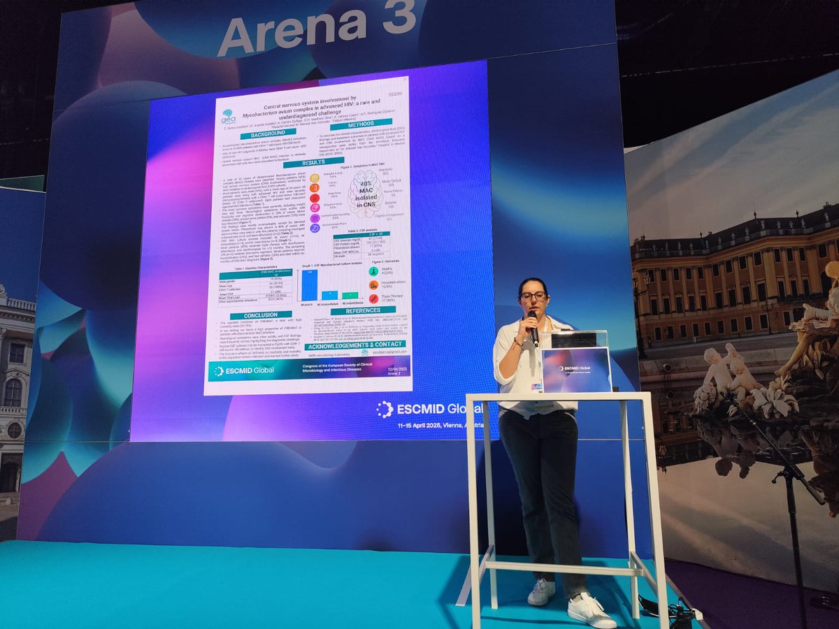 estefsienra's tweet photo. #ESCMID2025 #ESCMID #braininfections 🧠❤️🧫🔬 https://t.co/FHLLbfCR5F
