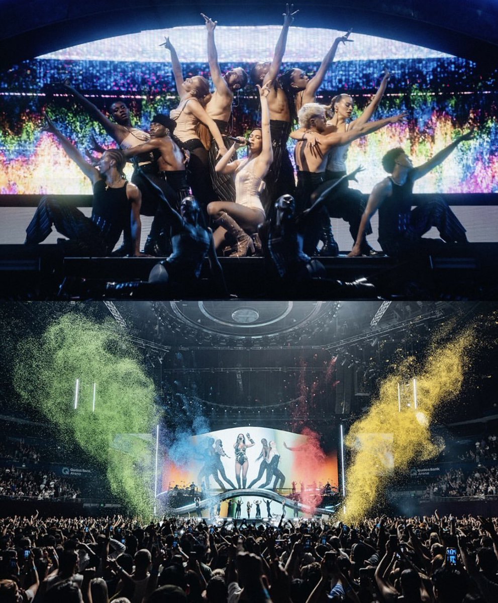 lipaxagb's tweet photo. Radical optimism tour production is insane https://t.co/4OfLIFhTtA