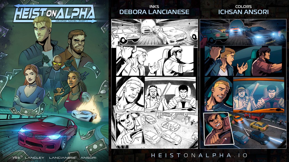 Inks🖋️Colors🎨

Heist On Alpha - Graphic Novel Pt1 - Page 34

Inks by Debora Lancianese
Colors by <a href="/ansori_ichsan/">ichsan ansori</a>

OG cover by Debora Lancianese w color by <a href="/Hesli_arthur/">Hesli</a>

👀 Extended Special Edition featuring variant covers, the graphic novel + loads of extras avail via <a href="/book_io/">Book.io</a>