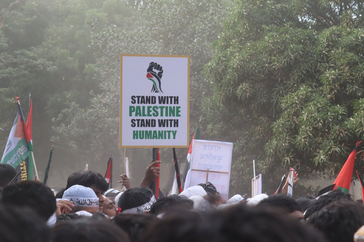 Obaidullah_OT's tweet photo. March for Gaza 🇵🇸
12-04-2025

#FreePalestine #MarchForGaza #SaveGazaChildren #StopGenocide
#PalestineSolidarityMovementBangladesh https://t.co/VBVtbbMKCz