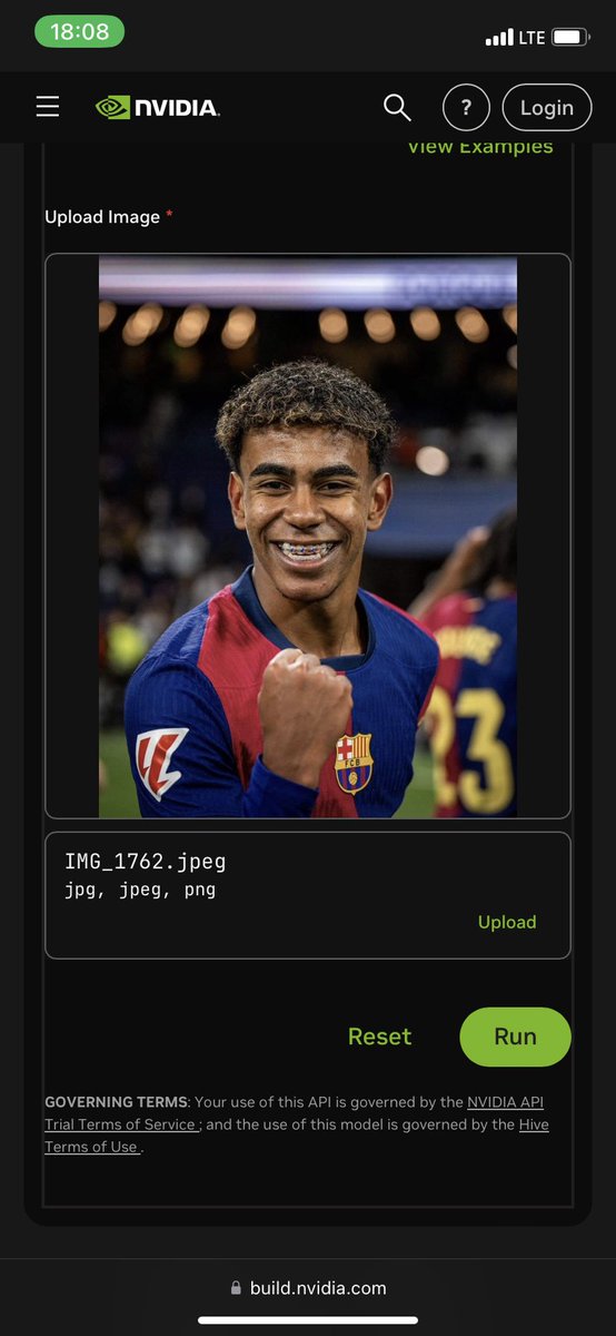 DanielOtaru2's tweet photo. Still on my ALX AI Starter Kit journey — I had a hands-on experience with NVIDIA NIMS exploring Deepfake Image Detection! I tested it using photo of Lamine Yamal, and the tool accurately identified the deepfake image from the real one. https://t.co/rvzARlJH8V