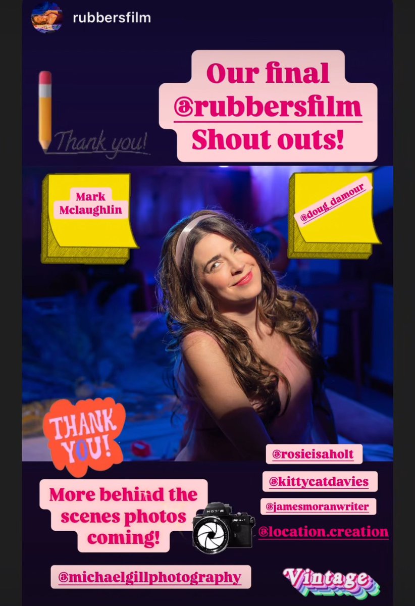 Cat Davies (@kittycointreau) on Twitter photo As #rubbersfilm marches on in #postproduction, it’s the final thank you shout outs, to <a href="/doug_damour/">chris douglass</a> & Mark Mclaughlin 🤩 Legends. 🫡
More #behindthescenes shots coming!
rubbersfilm.com
#films #comedy #Filmmaking #director #Writer #stationery #femalefilmmaker #Saturday As #rubbersfilm marches on in #postproduction, it’s the final thank you shout outs, to <a href="/doug_damour/">chris douglass</a> & Mark Mclaughlin 🤩 Legends. 🫡
More #behindthescenes shots coming!
rubbersfilm.com
#films #comedy #Filmmaking #director #Writer #stationery #femalefilmmaker #Saturday