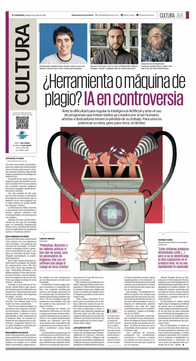 Hoy textazo con participaciones: <a href="/Arrojo_dibuja/">Carlos Arrojo</a> <a href="/Ailustrar/">Adrián Ibarra Lugo</a> <a href="/Albertoxvenegas/">Alberto Venegas</a>