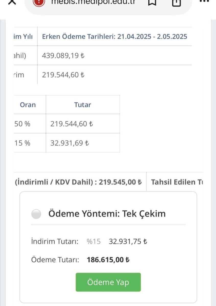 sinopdiojen's tweet photo. Yüzde 90 zam nedir. Enflasyon yuzde 50. #MedipolDeZam https://t.co/ZACVh9dqBF
