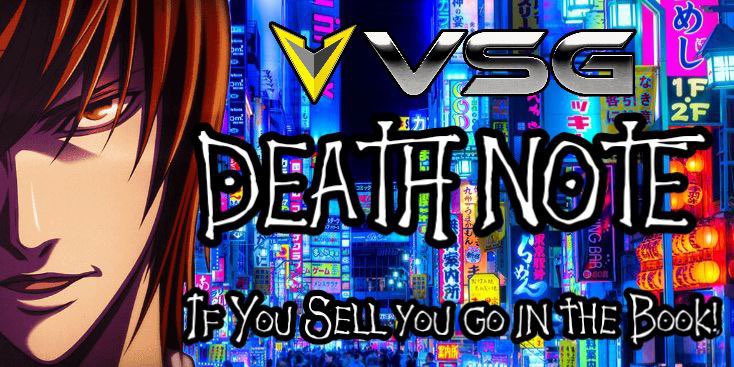 <a href="/oCalebSol/">Caleb</a> $NOTE
Built on a brand new Layer 1 blockchain
No sol jeetery
No eth ridiculous fluctuating fees
No frogs or cats

Just #DEATHNOTE
Tg bit.ly/DeathNoteVSC