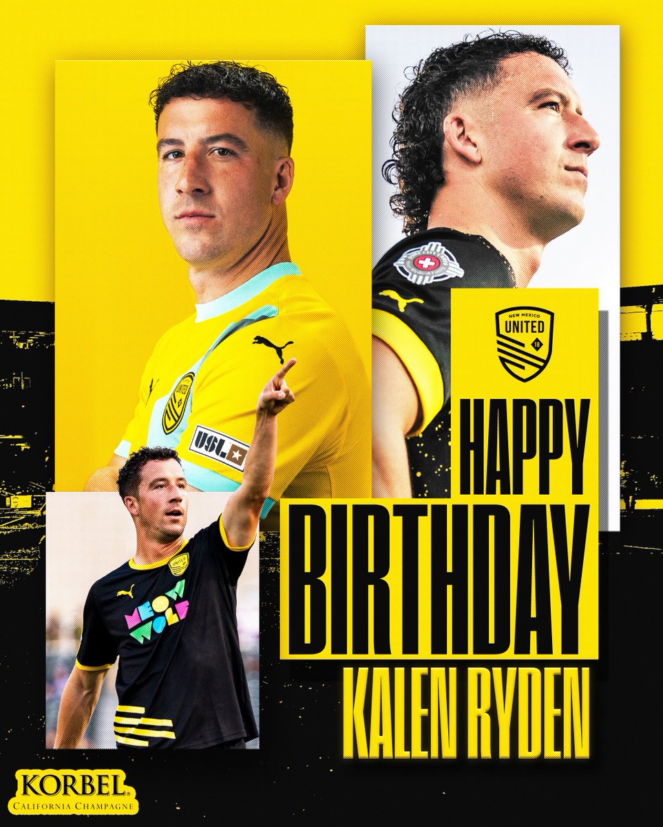 NewMexicoUTD's tweet photo. Matchday Birthday for our Capi 🥳 Enjoy it, @K4LEN! #SomosUnidos https://t.co/POy6CbKrlh