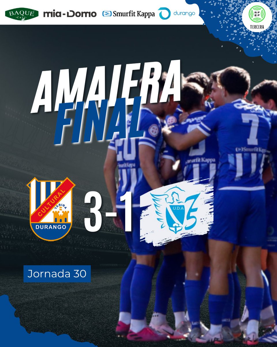🔚 EMAITZA | RESULTADO

🏆 #tercerarfef 
🆚 Cultural 3-1 <a href="/udaretxabaleta_/">udaretxabaleta</a>

#aupacultu