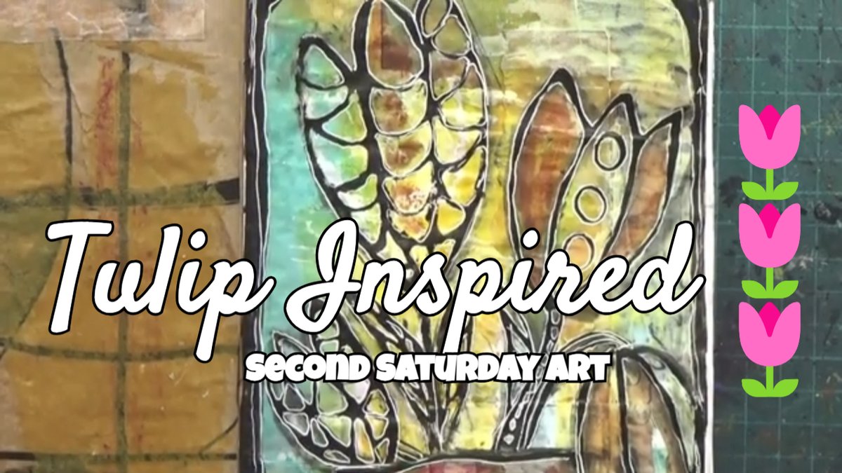 Realityarts's tweet photo. Welcome to the Tulip inspired art journal page, which is part of the Second Saturday Art collaboration - every second Saturday of the month.  I hope you enjoy and join in the activity.

You can access my FREE digital art papers on my free Patreon tier - https://t.co/JdVKl9byI8 https://t.co/xKPKPWOGKK