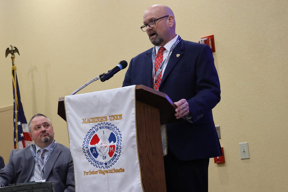 IAM_Union's tweet photo. Hello from Gatlinburg! 👋

This weekend, the IAM Tennessee/Kentucky State Council joined together to build power for working people.

In the face of attacks on working families, we stand united. Our union was born in the South. We're not going anywhere.