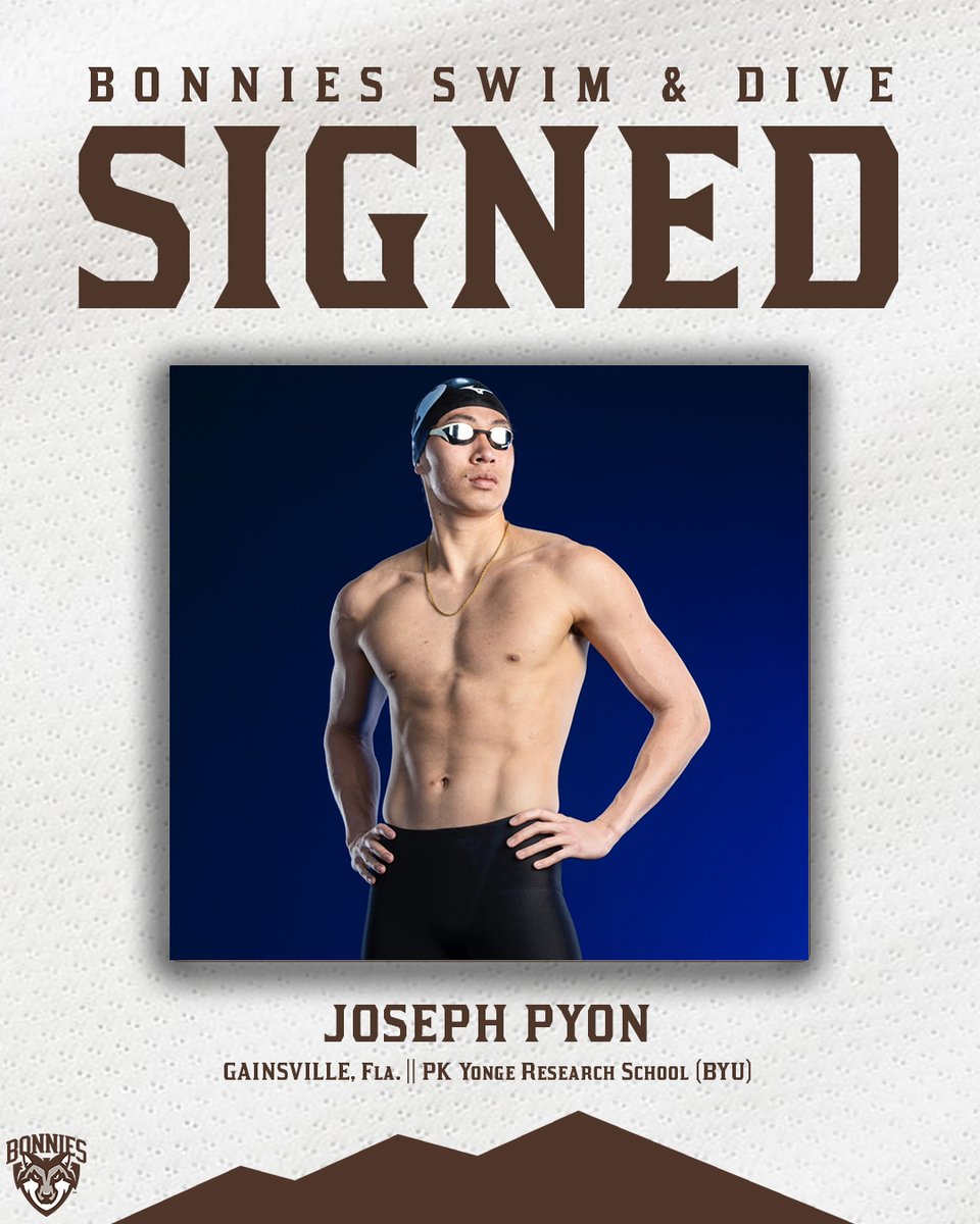 Welcome to the #Bonnies family, Joseph!

🟤100 fly: 47.8
⚪200 fly: 1:47.8

#Unfurl