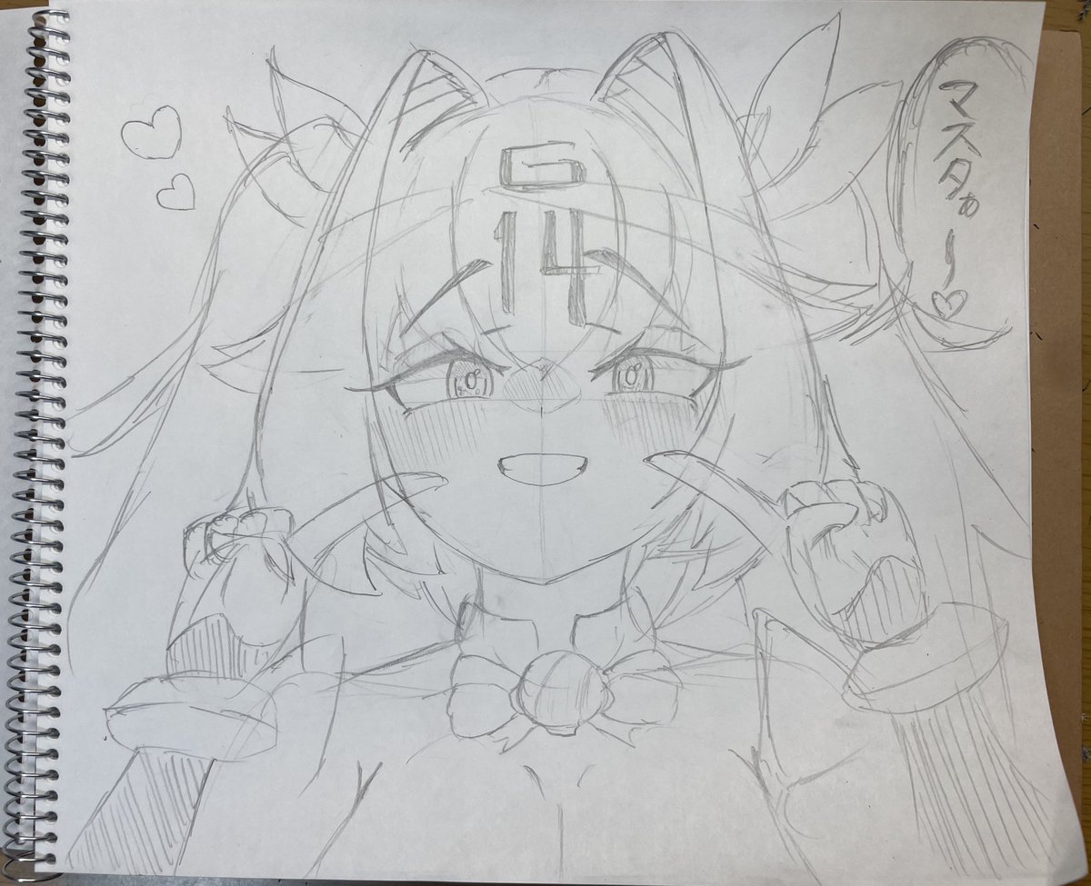 今日のデイリーお絵描きもまたイヨですヨ💚
ほっぺたもちもち感とメスガキらしさを出せる顔のパーツ配置をまだまだ学ばねばと痛感 