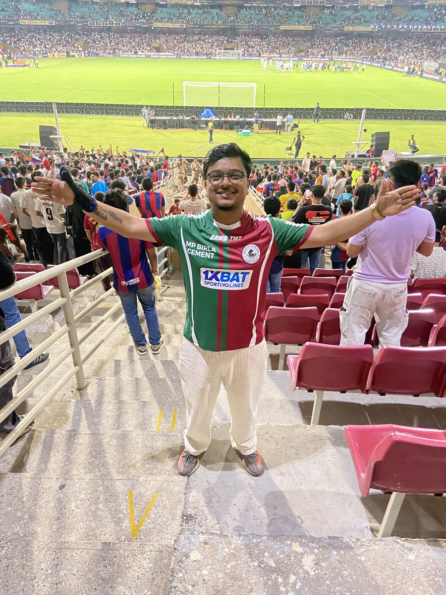 Amader surjo merun ( Our sun is maroon)

Today, We are your champions of the ISL- Indian Super League
Mohun Bagan is not just a club,
It’s our pride, it’s our arrogance , it’s our temple and most importantly it’s our Legacy. 
The legacy you cannot erase!

Thank you for inspiring
