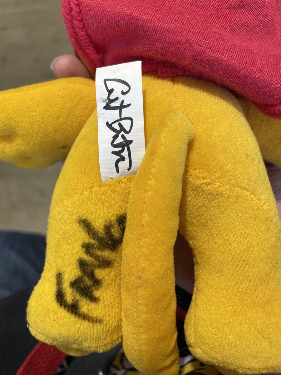 disgruntmonkey's tweet photo. So cool to get my Action Cat and comic book signed by Art and Franco at the #AwYea during #C2E2
Of course my Action Cat is wearing a I Heart #Svengoolie button. https://t.co/qDW6rXCNas