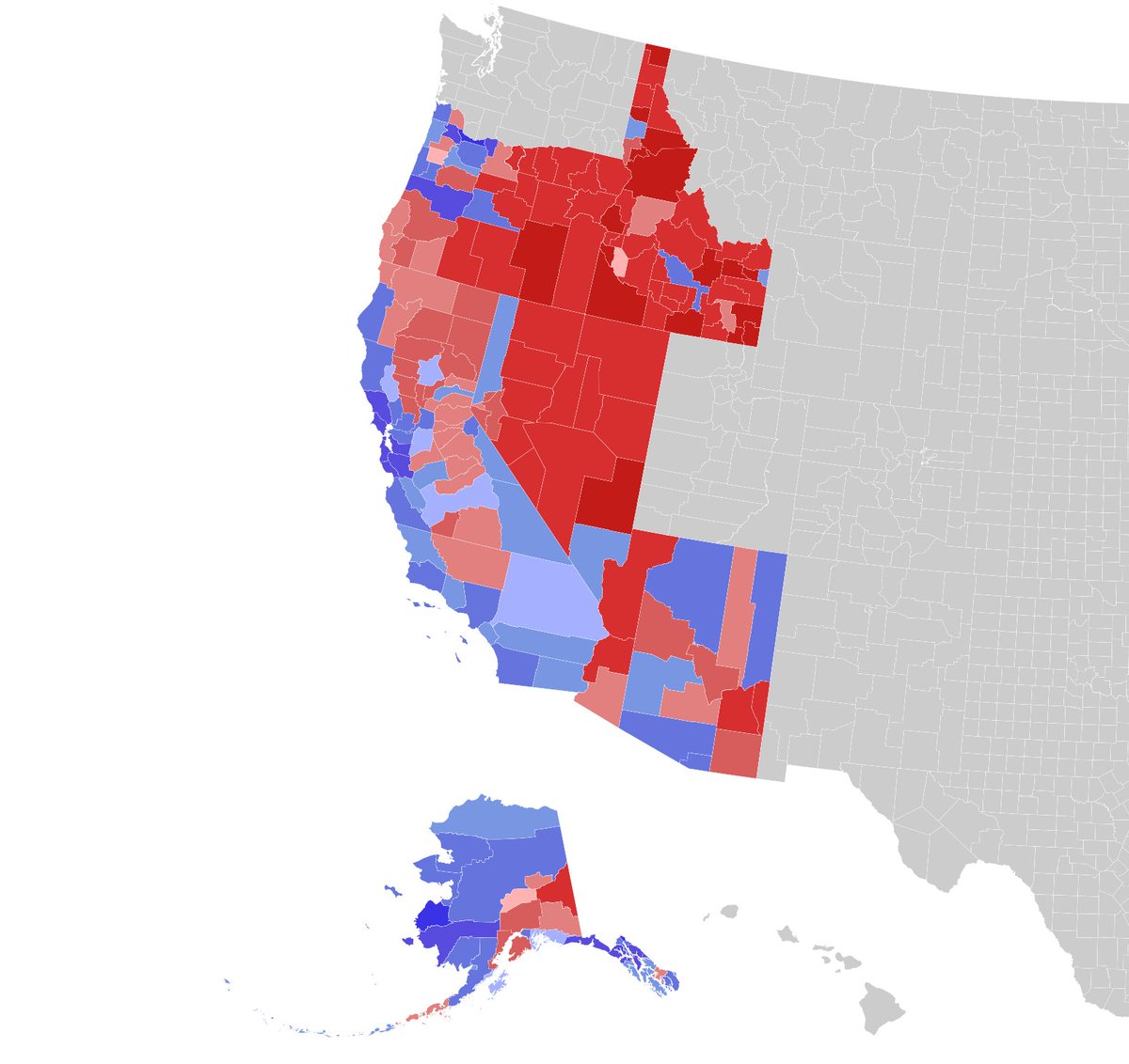 USAwaves's tweet image. You are shown these 2026 gubernatorial election results from 6 states. What happened?