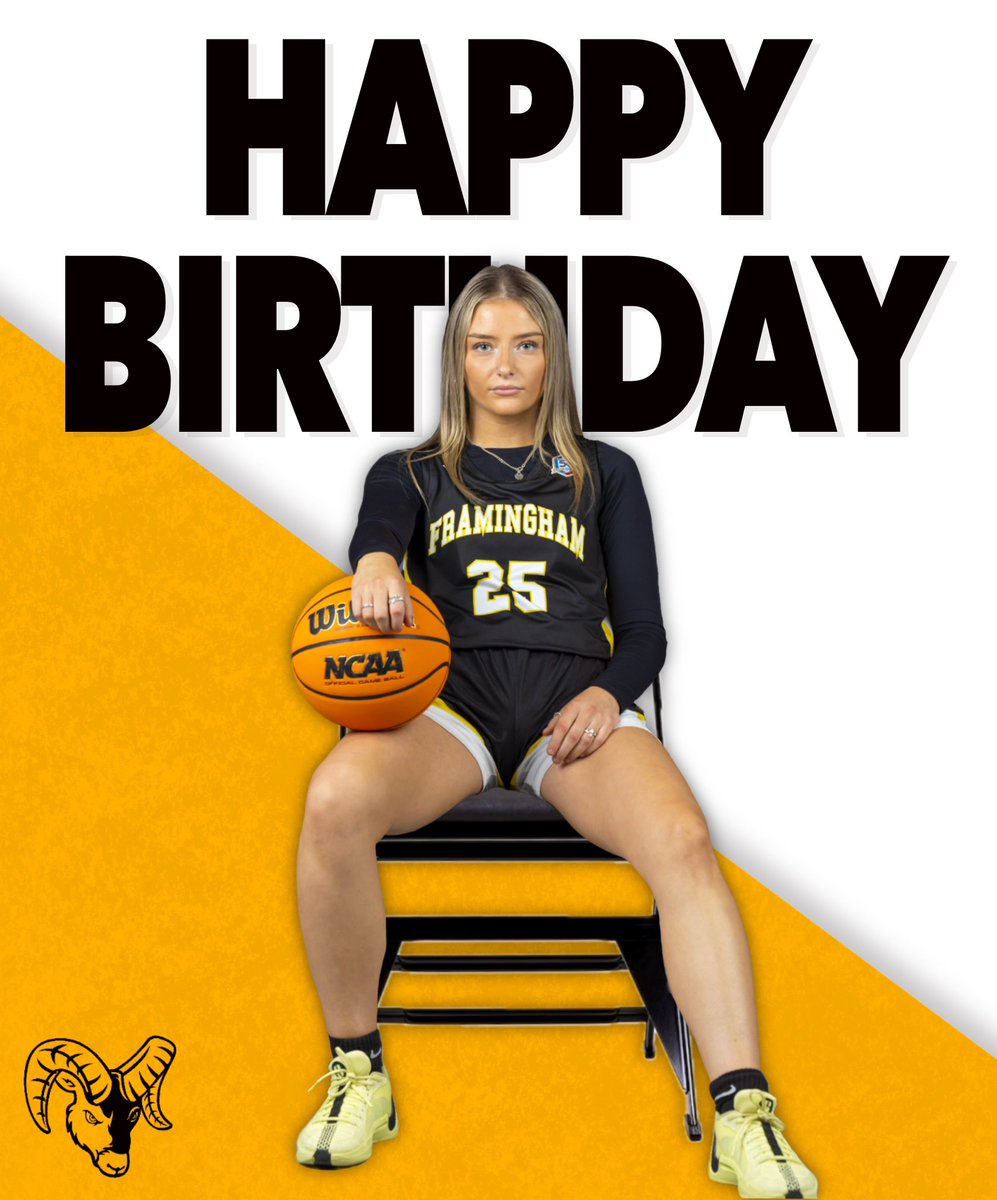 Happy birthday Ava! Your #fRAMily🐏🏀 hopes you have the best day! 🥳💛