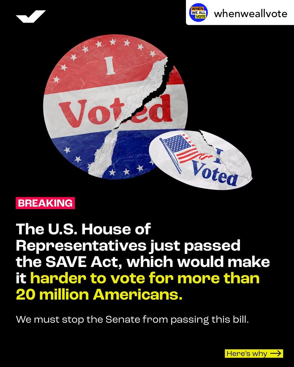 buildbridges4am's tweet photo. Republicans can't claim that they're the party of patriotism when they're actively trying to threaten the right to vote.

Take action today to let those in government know that this isn't acceptable.

From @WhenWeAllVote https://t.co/1kYqr7gRYY
