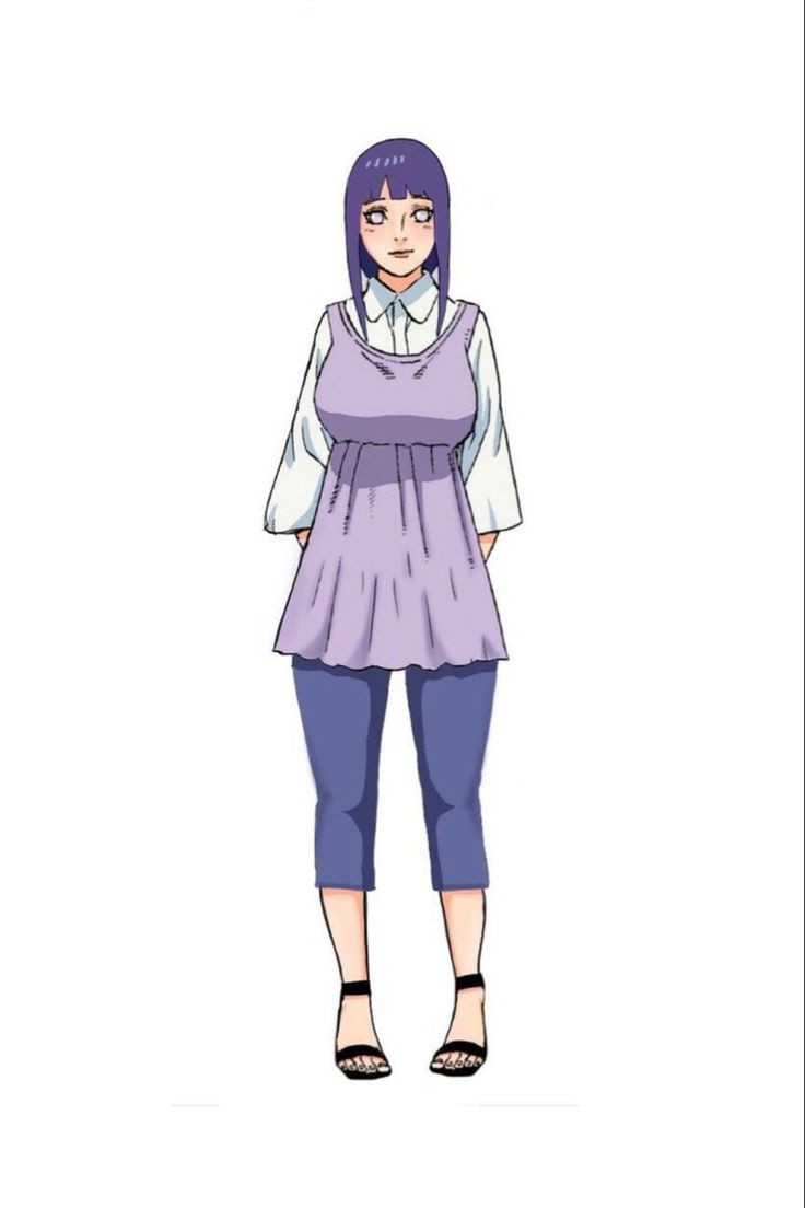 Adult Hinata Hyuga by Masashi Kishimoto.