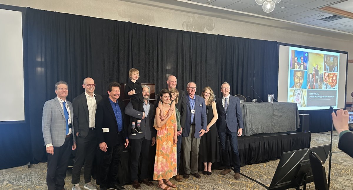 RMUS_Urol_CO_NM's tweet photo. Congratulations to our #RMUS 205 Award Recognition:
Dr. Sankey Lifetime Achievement Award in Clinical Excellence - Daniel Horne, MD
& Dr. Donohue Lifetime Achievement Award in Education - Marty Koyle, MD @MakMarttch https://t.co/uEkJFgQfub