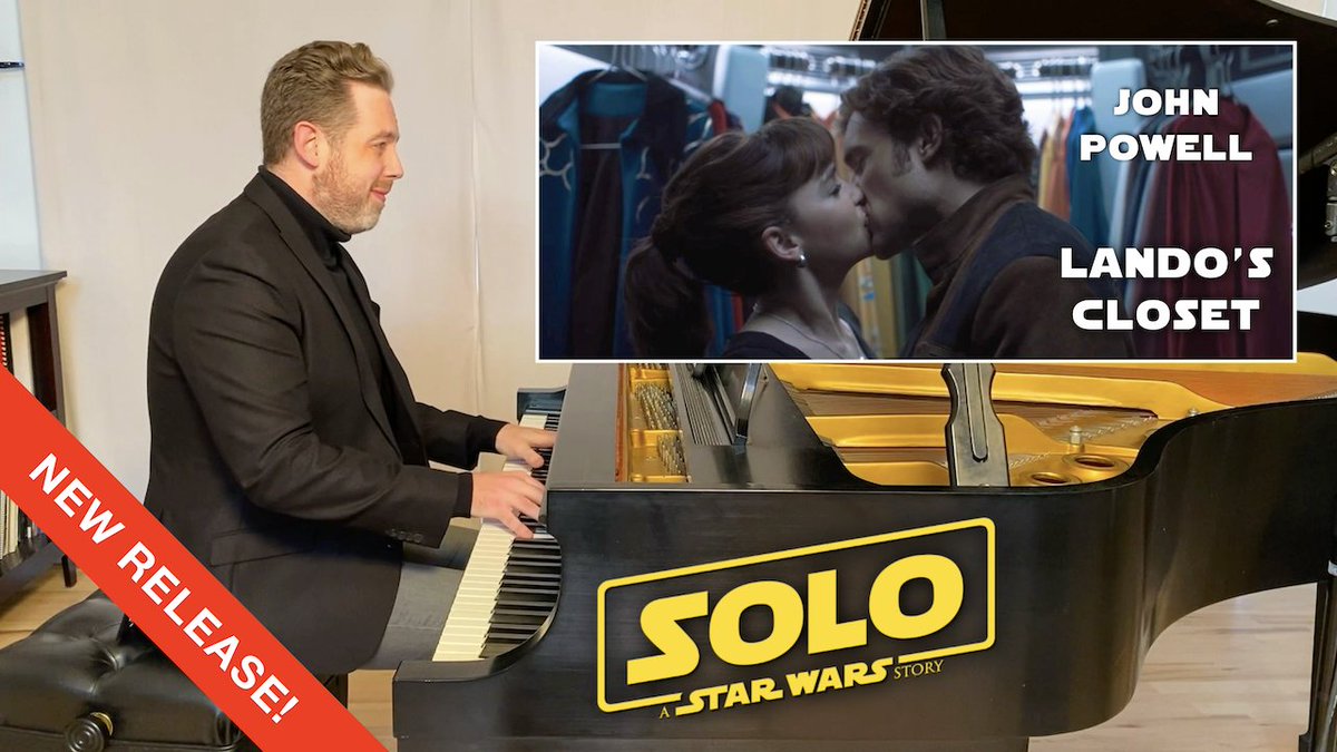 Happy Anniversary to 'Solo: A Star Wars Story,' which premiered OTD in 2018!

👩‍❤️‍💋‍👨 Very proud to celebrate with my 𝗡𝗘𝗪 arrangement of 'Lando's Closet'—synchronized with the original film—from John Powell's Grammy-nominated score.

WATCH 👉 youtu.be/dgYQD2HIzt8