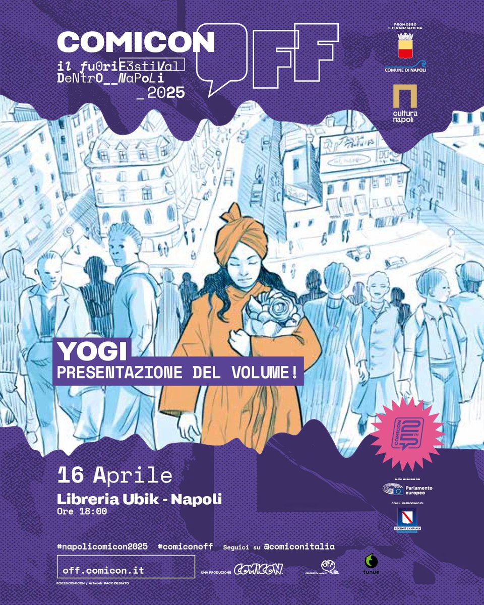 comiconitalia's tweet photo. Il 16 Aprile alle 18:00, presso libreria Ubik di Napoli vi aspetta la presentazione del libro โ๐ต๐๐๐๐๐๐๐๐ ๐๐ ๐ข๐๐ ๐๐๐๐โ con gli autori Paco Desiato e Mario Punzo.
Lโevento fa parte della rassegna ๐๐๐๐๐๐๐ ๐๐
๐
๐๐๐๐.
#comiconoff https://t.co/QNaT8ZL5d3