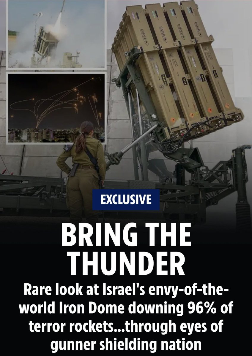 ByKatieDavis's tweet image. Spent some time in Israel last week and visited an Iron Dome battery system defending against incoming missile strikes.
This week I interviewed an IDF soldier who makes split second decisions to elimate threatening rockets.
Read here: thesun.co.uk/news/34369391/…