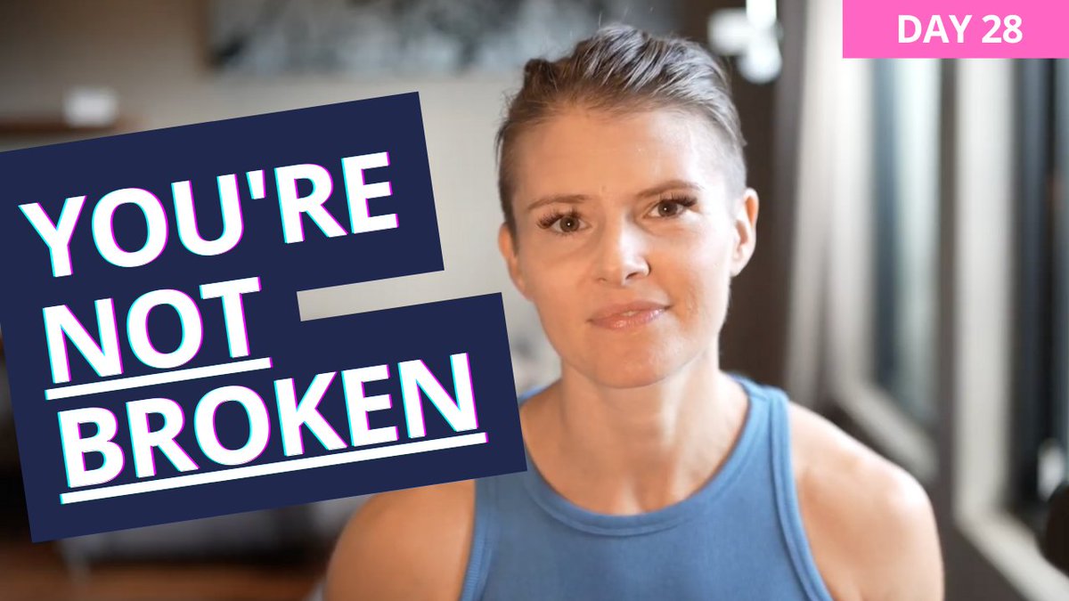 Don't let the world convince you that you're broken.

You're not broken and you never have been.

Day 28 of posting every day on YouTube

Watch here: youtu.be/mKeqPSH_2Ho