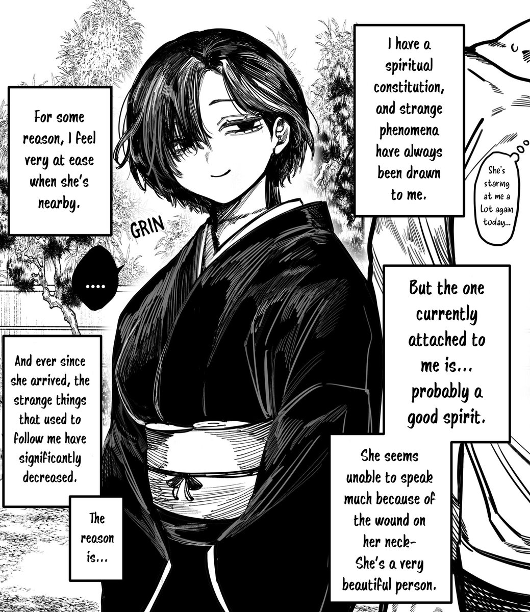 The ghost onee-san next door. Eng ver, please support the artist