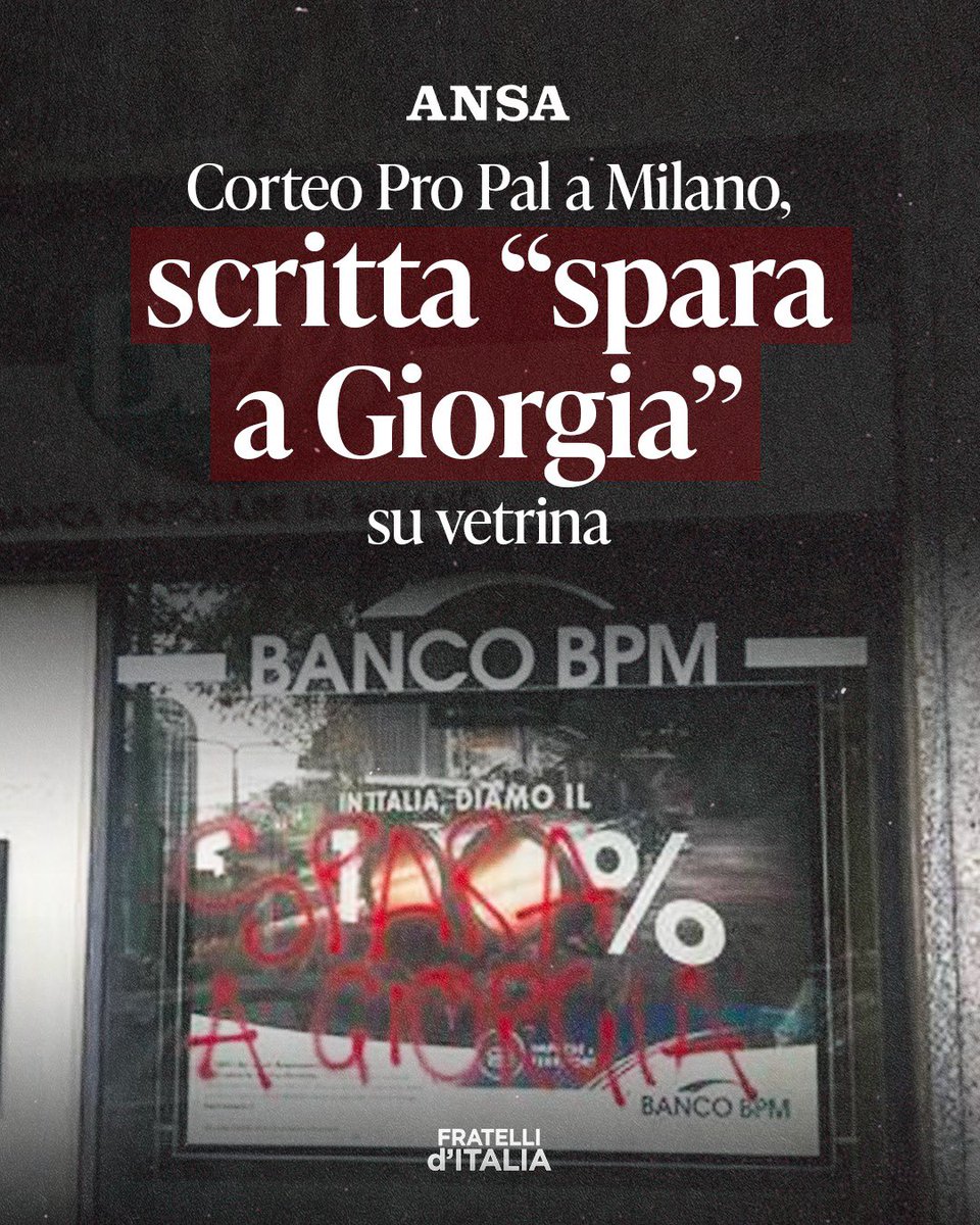 Antonella Sberna (@antonellasberna) on Twitter photo A chi incita all’odio rispondiamo con unità e fermezza. Solidarietà piena a <a href="/GiorgiaMeloni/">Giorgia Meloni</a>: nessuna minaccia fermerà il lavoro per il bene dell’Italia. A chi incita all’odio rispondiamo con unità e fermezza. Solidarietà piena a <a href="/GiorgiaMeloni/">Giorgia Meloni</a>: nessuna minaccia fermerà il lavoro per il bene dell’Italia.