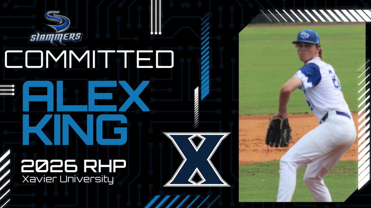 Congratulations 2026 Alex King on his commitment to Xavier University! #SlammersFamily #SD26 #WhosNext