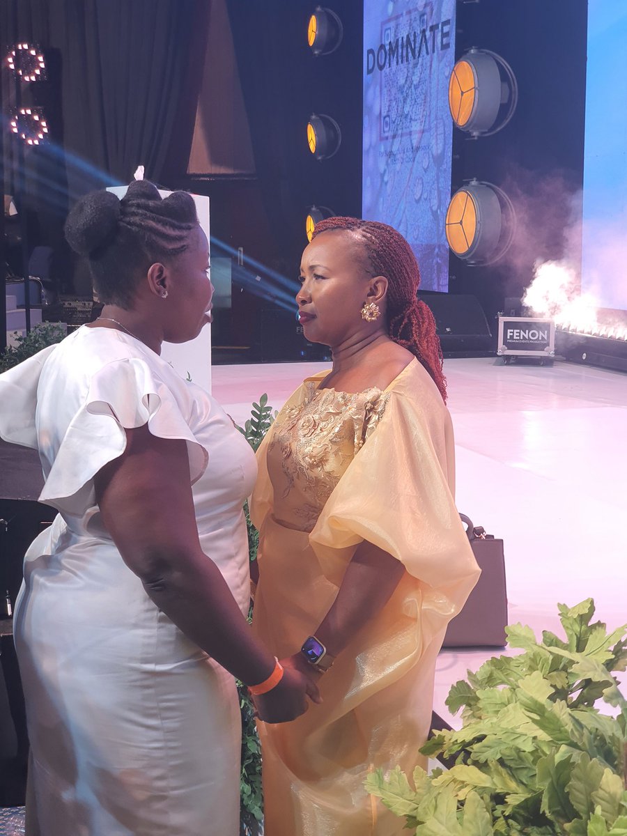 CharityByarugab's tweet photo. Leadership with humility.  After a long event a speaker and the CEO of Mtn surely deserved to rest but she spared an extra hour to speak to us. When Mtn says you are Unstoppable believe them. With God we are Unstoppable.  Well done @sylmulinge #DOMINATE2025 https://t.co/owb8sXzVlS