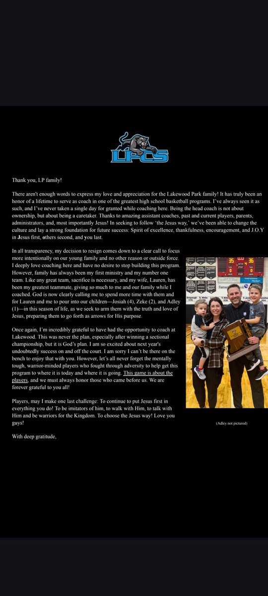 Best wishes to Coach Voss and his family! ❤️🏀 #family