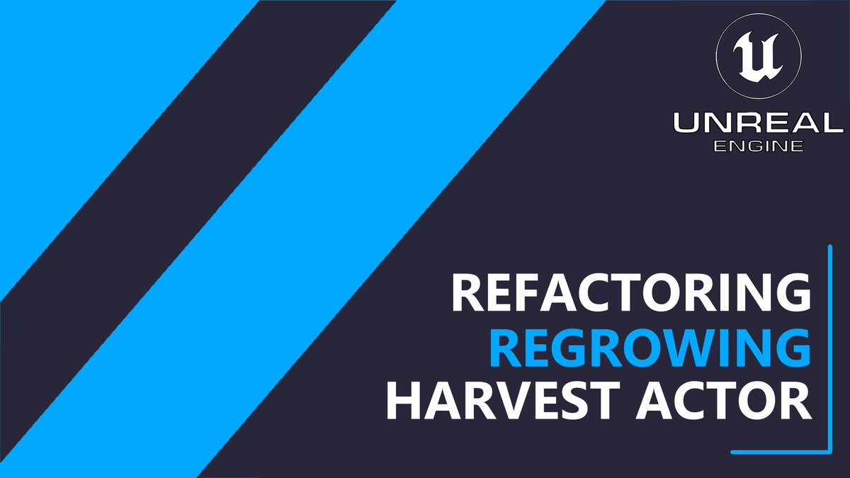 GasCityGames's tweet image. Episode 128 is now live!
youtu.be/Q107SwBhFFg
In this Episode, we refactor the Regrow Harvest Actor to make better use of the Message Manager, and new time change delegates
#ue5gamedev #ue5tutorial #ue5
