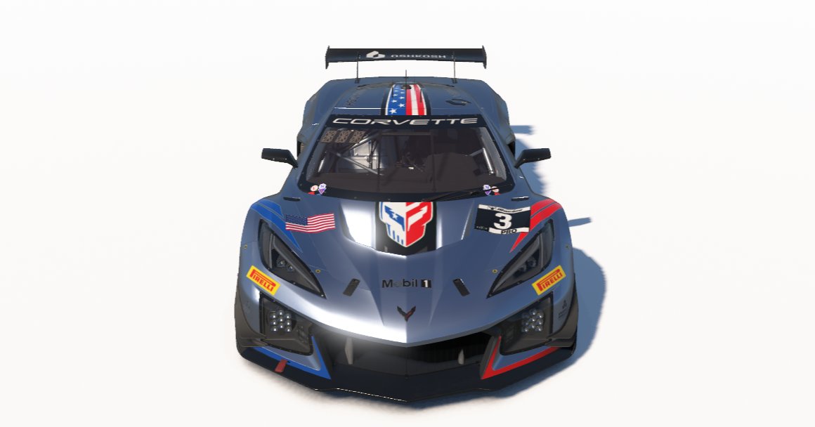 thePatGabriel's tweet photo. I have also uploaded US Flag Fantasy Liveries:

GTD Pro:
https://t.co/pmg1itaJE5

GTD:
https://t.co/MexKPThtZE

iRacing GT3:
https://t.co/pl1VLbzGw3 https://t.co/GYZ5fPlEr5