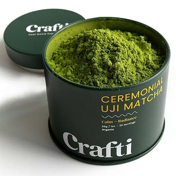 beigesamurai_VR's tweet photo. I just received Crafti Ceremonial Grade Organic Matcha Powder (30g/1oz), Sugar-Free Daily Matcha Green Tea from Kyoto Uji, for Calm Focus, Jitter-Free Energy and Barista-Grade Lattes (30 Ser from cid_vr via Throne. Thank you! https://t.co/sLERIUiMKf #Wishlist #Throne https://t.co/mxkscWKKYf